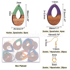 DIY Dangle Earring Making Kits&nbsp;RESI-OC0001-23