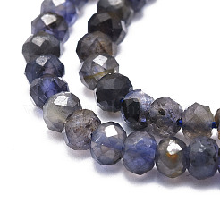 Natural Iolite Beads Strands&nbsp;G-E569-H13-6mm