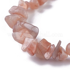 Natural Sunstone Beads Stretch Bracelets&nbsp;BJEW-JB04152-01