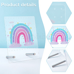 Acrylic Earring Display Stands&nbsp;EDIS-WH0016-027