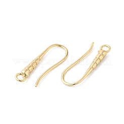 Brass Earring Hooks&nbsp;KK-P234-17G