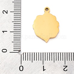 304 Stainless Steel Enamel Pendants&nbsp;STAS-Q338-01G