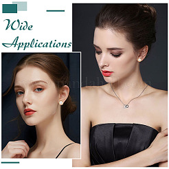 12Pcs Brass Stud Earring Findings&nbsp;KK-ME0002-63