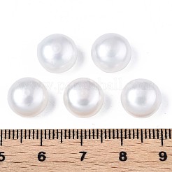Half Drilled Natural Cultured Freshwater Pearl Beads&nbsp;PEAR-R008-01