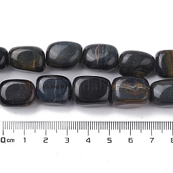 Natural Blue Tiger Eye(Dyed & Heated) Beads Strands&nbsp;G-C110-B01-01