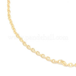 Brass Cable Chain Necklaces Making&nbsp;MAK-H102-01G