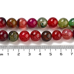 Dyed Natural Agate Beads Strands&nbsp;G-R262-10mm-1