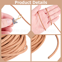 10M Cowhide Leather Cord&nbsp;DIY-CL0001-21B