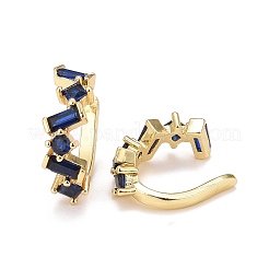Cubic Zirconia Star Cuff Earrings&nbsp;EJEW-A069-17G-E