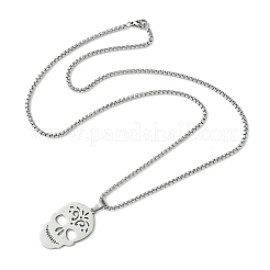 Stainless Steel Pendant Necklaces&nbsp;NJEW-L117-01P