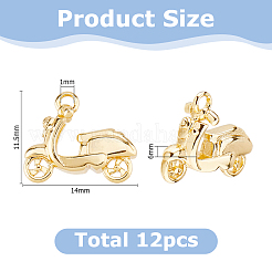 12Pcs Brass Pendants&nbsp;KK-HS0015-51