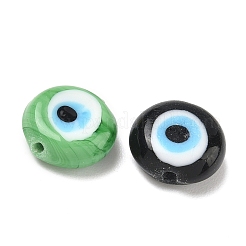 Handmade Evil Eye Lampwork Beads Strands&nbsp;LAMP-G168-05