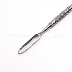 Stainless Steel Color Palette and Double Head Spoon Palette Spatulas Stick Rod&nbsp;MRMJ-WH0062-42P
