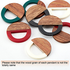 DIY Walnut Wooden Dangle Earring Making Kits&nbsp;DIY-OC0006-69