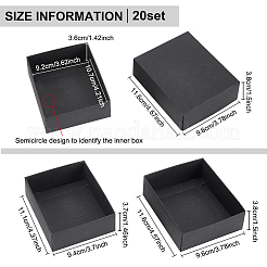 Cardboard Jewelry Boxes&nbsp;CBOX-WH0003-29B
