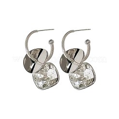 Alloy Crystal Rhinestone Stud Earrings&nbsp;FS-WGADBC0-01