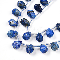 Natural Lapis Lazuli Beads Strands&nbsp;G-R435-15D-01