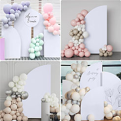 Cloth D-shaped Arch Backdrop Cover for Birthday Party Wedding Baby Shower Decorations&nbsp;DIY-WH20079-043A