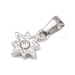 303 Stainless Steel Rhinestone Pendants&nbsp;STAS-K325-23A-P