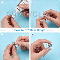 DIY Finger Rings Making Kits&nbsp;DIY-SC0020-61