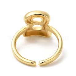 Brass Open Cuff Rings&nbsp;RJEW-U008-06B-G