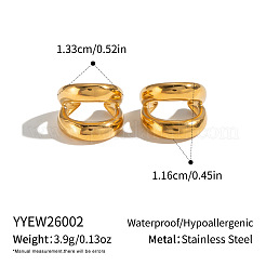 304 Stainless Steel Cuff Earrings for Women&nbsp;IR4925-2