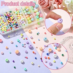 DIY Colorful Acrylic Round Beaded Stretch Bracelets&nbsp;FIND-YW0005-91