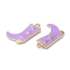 Rack Plating Alloy Enamel Pendants&nbsp;ENAM-G225-01G