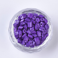 6/0 Baking Paint Glass Seed Beads&nbsp;SEED-S034-A08