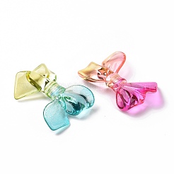 Two Tone Transparent Acrylic Beads&nbsp;X-OACR-P011-01A
