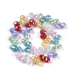 Electroplate Glass Beads Strands&nbsp;EGLA-B009-02
