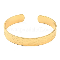 304 Stainless Steel Open Cuff Bangles&nbsp;BJEW-K230-01G-03