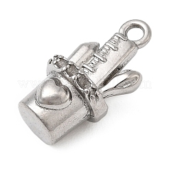 304 Stainless Steel Pendant Rhinestone Settings&nbsp;STAS-B167-05P