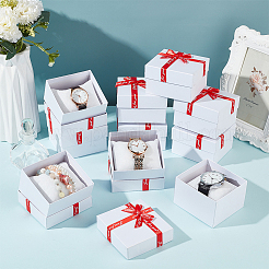 Square Cardboard Watch Package Boxes&nbsp;CON-WH0086-105B