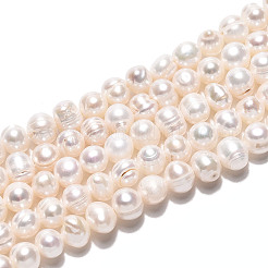 Natural Cultured Freshwater Pearl Beads Strands&nbsp;PEAR-N026-02