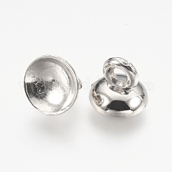 Plastic Bead Cap Pendant Bails&nbsp;KY-I003-02P
