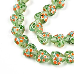 Handmade Lampwork Beads Strands&nbsp;LAMP-N028-02D
