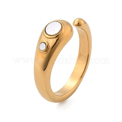304 Stainless Steel Cuff Rings&nbsp;RJEW-Q011-04G-B