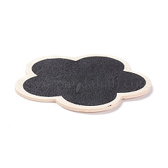 Flower Wooden Mini Chalkboard Signs&nbsp;LS-AJEW-M035-09