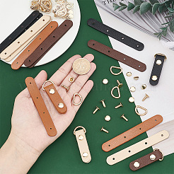 8 Sets 4 Colors PU Leather Chain Bag Strap&nbsp;FIND-PH0006-85