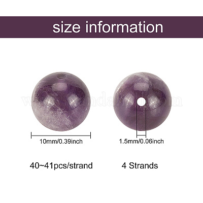 Natural Amethyst Beads Strands&nbsp;G-OC0001-63-10mm-1