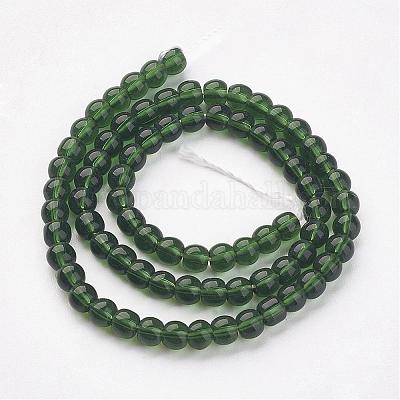 Glass Beads Strands&nbsp;GR4mm18Y-1