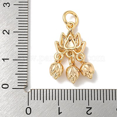 Brass Pendants&nbsp;KK-K378-10G-1