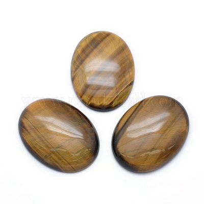 Natural Tiger Eye Cabochons&nbsp;G-P393-I11-1