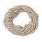 Polyester Cord, Twisted Cord, Old Lace, 5mm, about 97~100m/bundle