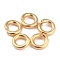 Rack Plating Brass Open Jump Rings, Cadmium Free & Lead Free, Round, Long-Lasting Plated, Real 24K Gold Plated, 4x1mm, 18 Gauge, Inner Diameter: 2mm