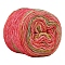 Polyester Yarn, for Knitting Crochet Supplies, Crimson, 2.5mm, about 306.21 Yards(280m)/Skein