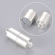Brass Magnetic Clasps with Loops&nbsp;MC027-S-1
