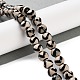 Natural Tibetan Wave Pattern dZi Agate Beads Strands&nbsp;G-B084-A02-02-2