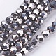 Electroplate Glass Bead Strands&nbsp;X-EGLA-R042-4mm-06-1